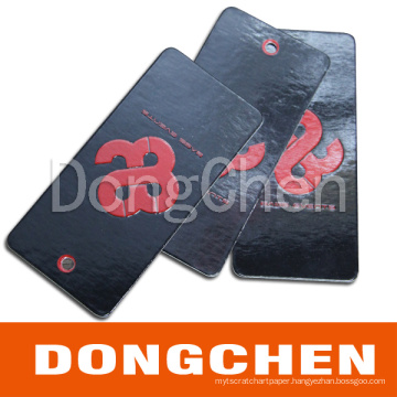 High Quality Paper Paper Cardcoard Hang Tag with Surface Spot UV (DC-TAG013)